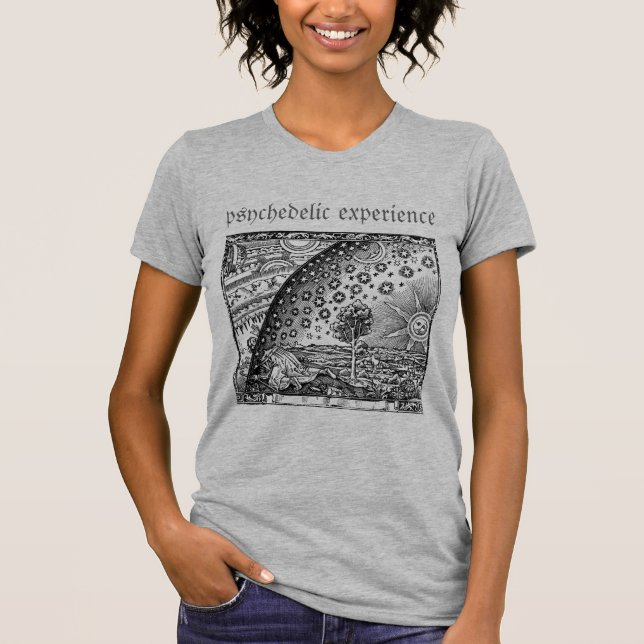 Vintage Flammarion Illustration of Universe T Shirt (Framsida)