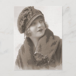 Vintage Flapper (95) Vykort