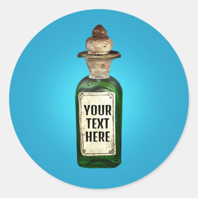 Vintage Flaska med etikett (Framsida)