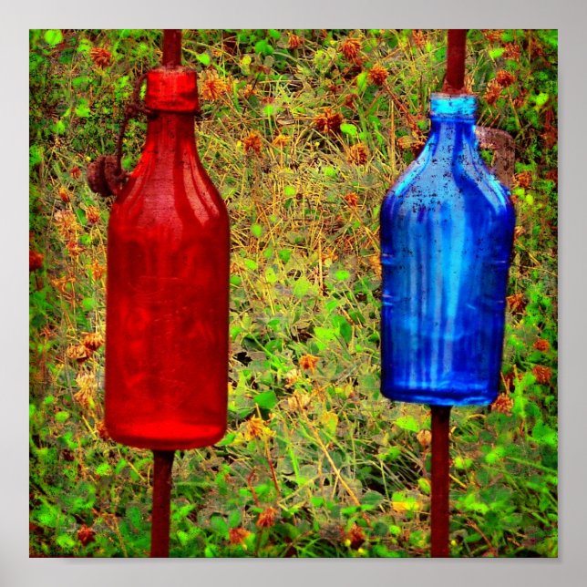 Vintage Flaskor Poster (Framsidan)