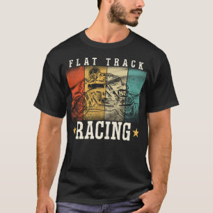 Vintage FLAT tävla MOTORCYKELN T Shirt