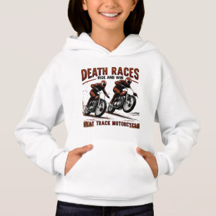 Vintage Flat Track Motorcle Tävla - Död Tävling T Shirt