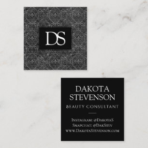 Vintage Fleur de Lis   Grunge Damask Monogram