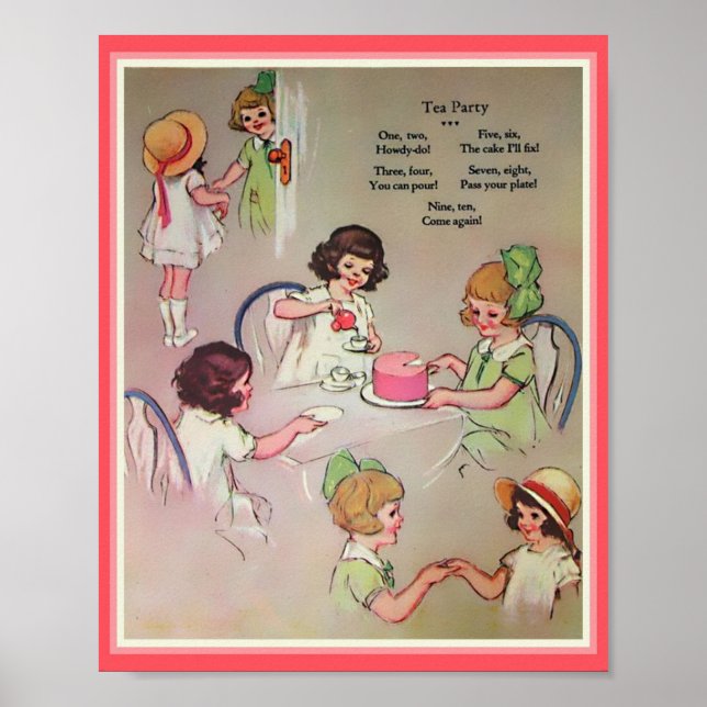 Vintage flickor Teasalong (kopia) Poster (Framsidan)