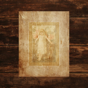 Vintage Flickskrapbokspapper