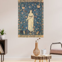 Vintage Flora Tapestry by William Morris