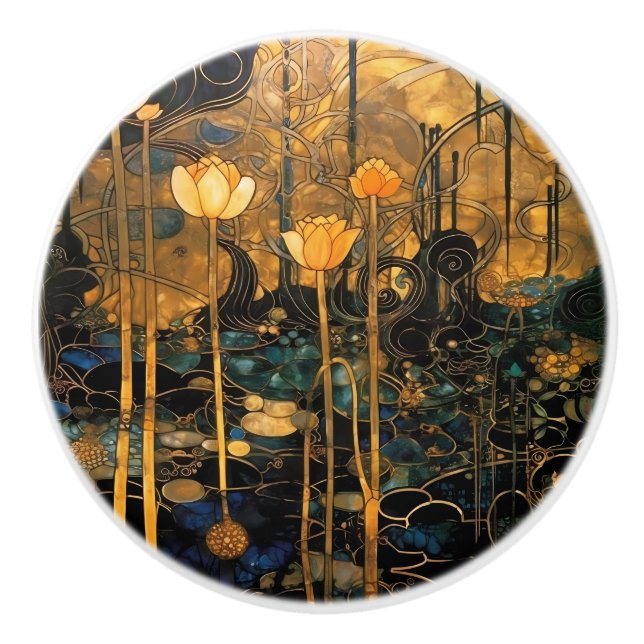 Vintage Floral Antique Knopp (Framsidan)