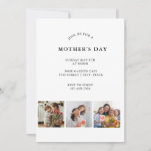 Vintage Floral Collage Photo Mother's Day
