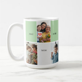 Vintage Floral Collage Photo Mother's Day Kaffemugg