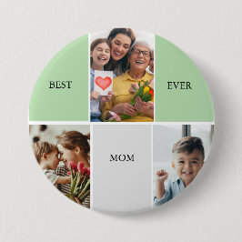 Vintage Floral Collage Photo Mother's Day Knapp