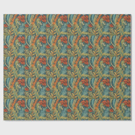 vintage Floral Dream Wildflower art Presentpapper