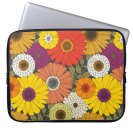 vintage floral laptop fodral