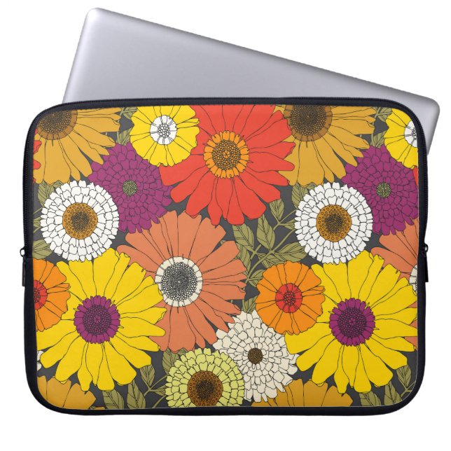 vintage floral laptop fodral (Framsidan)