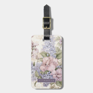 Vintage Floral Luggage Taggs Bagagebricka
