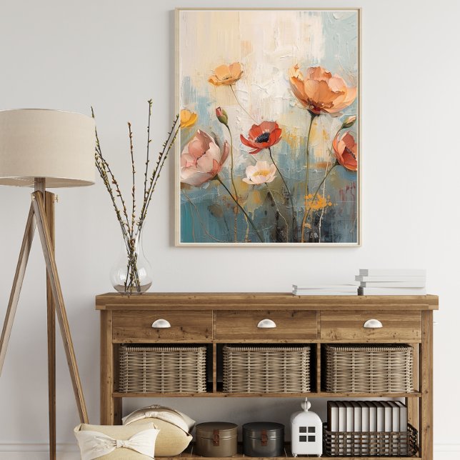 Vintage Floral Oil Painting Poster (Skapare uppladdad)