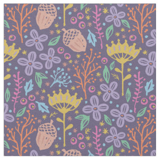 Vintage floral pattern in boho style. tyg
