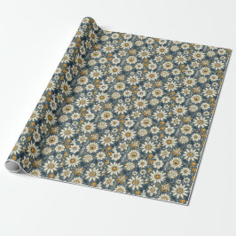 Vintage Floral Pattern Presentpapper