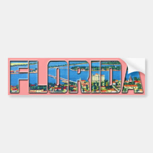Vintage Florida Bildekal