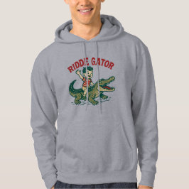 Vintage Florida Kitsch Ridder Gator Retro Alligato Hoodie
