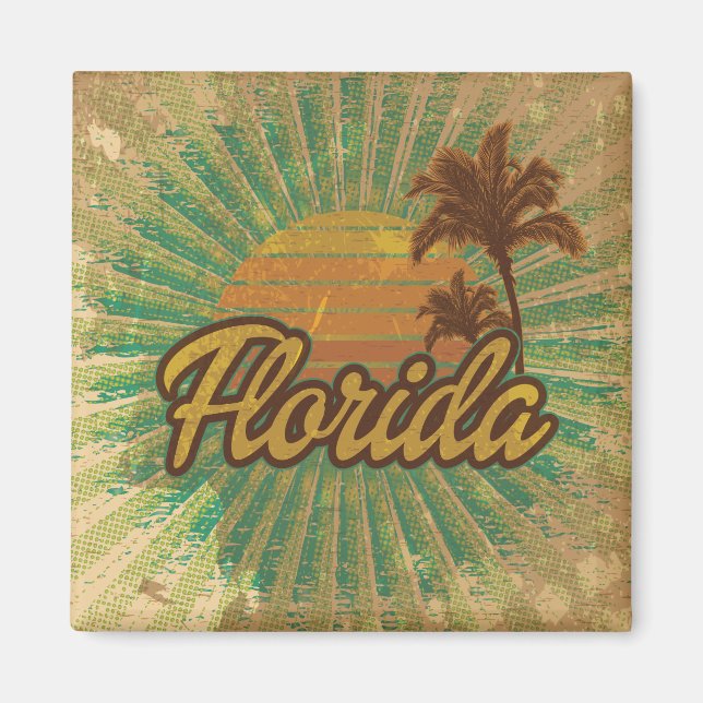 Vintage Florida Magnet (Framsidan)