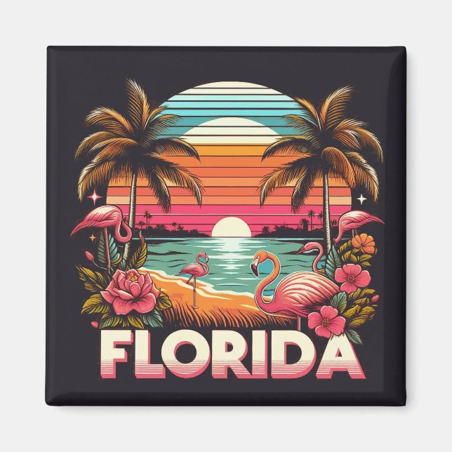 Vintage Florida Magnet (Framsidan)