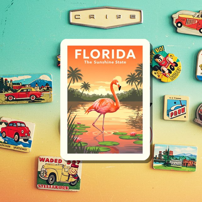 Vintage Florida Magnet (Skapare uppladdad)