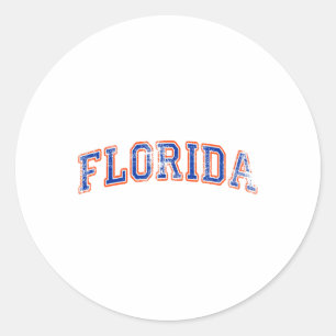 Vintage Florida Manar Florida Women Retro Florida Runt Klistermärke