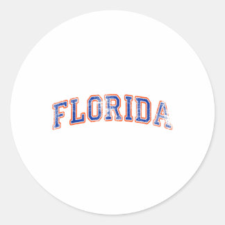 Vintage Florida Manar Florida Women Retro Florida Runt Klistermärke