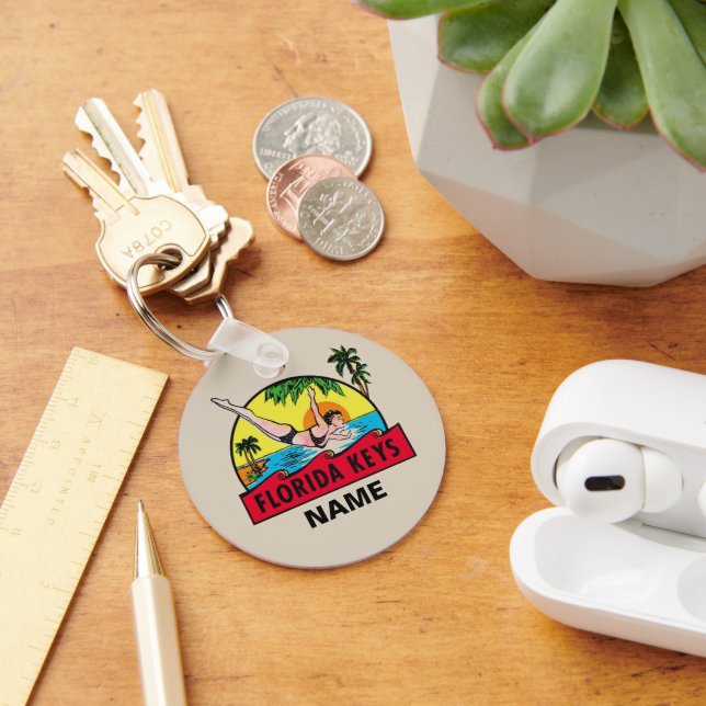 Vintage Florida Nycklar Keychain Nyckelring (Skrivbord)