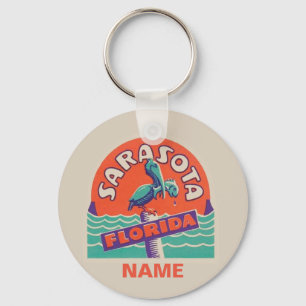 Vintage Florida Nycklar Keychain Nyckelring