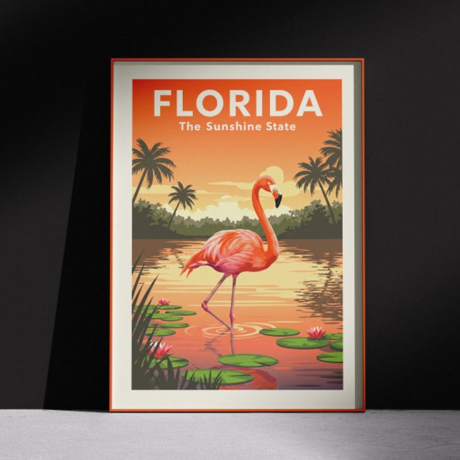 Vintage Florida Poster (Skapare uppladdad)