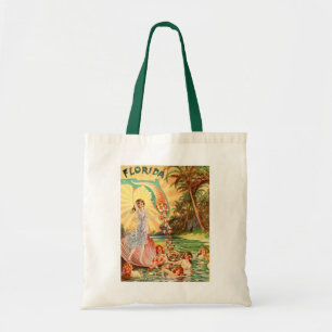 Vintage Florida-reklamillustration Tygkasse