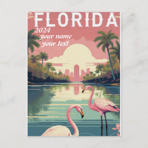 Vintage Florida-resemål Poster Affisch Vykort