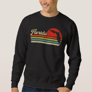 Vintage Florida State Classic Karta Retro Fl Origi Lång Ärmad Tröja