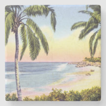 Vintage Florida-strandscen