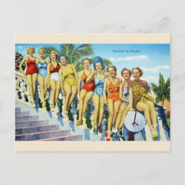 Vintage Florida Swimfit Beauties vykort