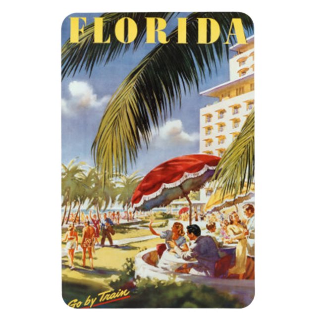 Vintage Florida, USA Magnet (Vertikal)