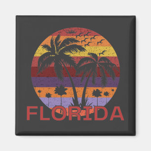 Vintage Florida USA Summer Beach Magnet