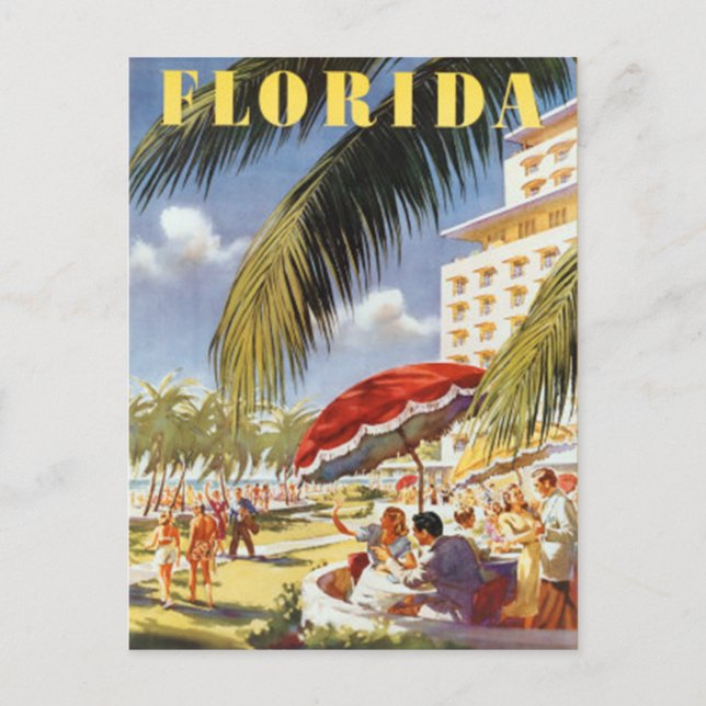 Vintage Florida, USA - Vykort (Framsida)