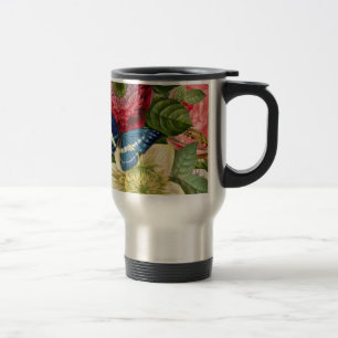 Vintage Flower Bouquet med Butterflies Resemugg
