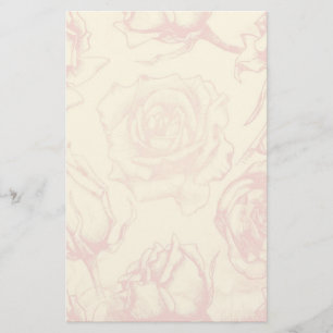 Vintage Flower Bröllop Brevpapper