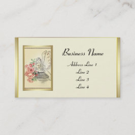 Vintage Flower Fairy Visitkort