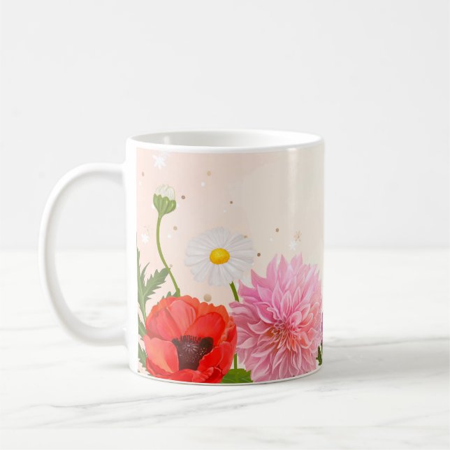 Vintage Flower Mugg (Vänster)