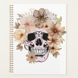 VINTAGE FLOWER SKULL