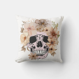 VINTAGE FLOWER SKULL KUDDE