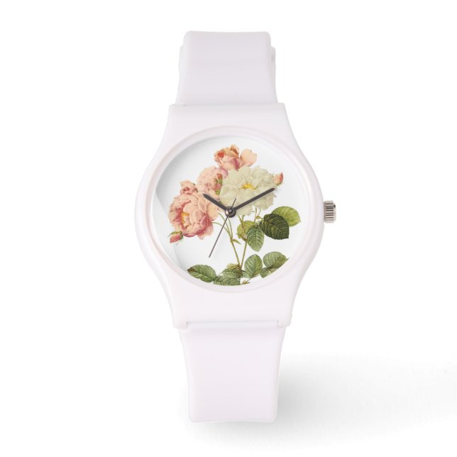Vintage Flowers 2 Armbandsur (Framsida)