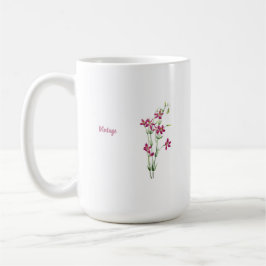 Vintage Flowers - Centaurium by Mary Vaux Walcott Kaffemugg