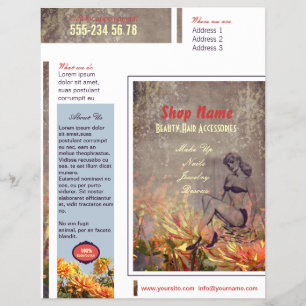 Vintage Flowers - Flyer