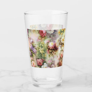 Vintage Flowers Glaskopp