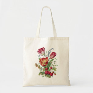 Vintage Flowers I Tygkasse